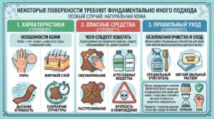 чистка кожи, химчистка,